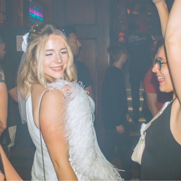 Bronx And Banco Fire Blanc One-Shoulder Mini Dress - Picture 6 of 7